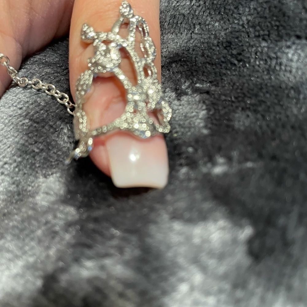 FASHION‎ 2 PIECE RING SET IN SILVER TONE - Picture 5 of 5